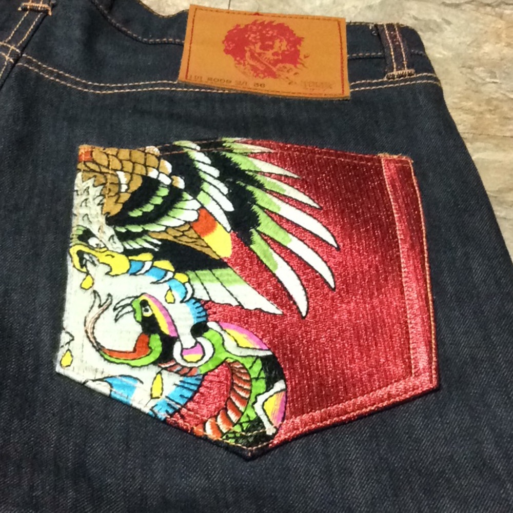 Ed Hardy Men’s shorts eagle & snake design